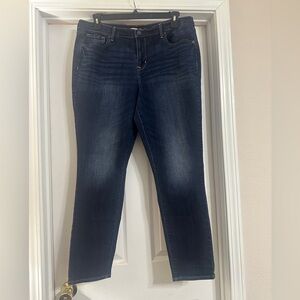 Old Navy Dark Blue Skinny Curvy Jeans